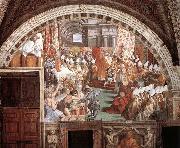 The Coronation of Charlemagne RAFFAELLO Sanzio